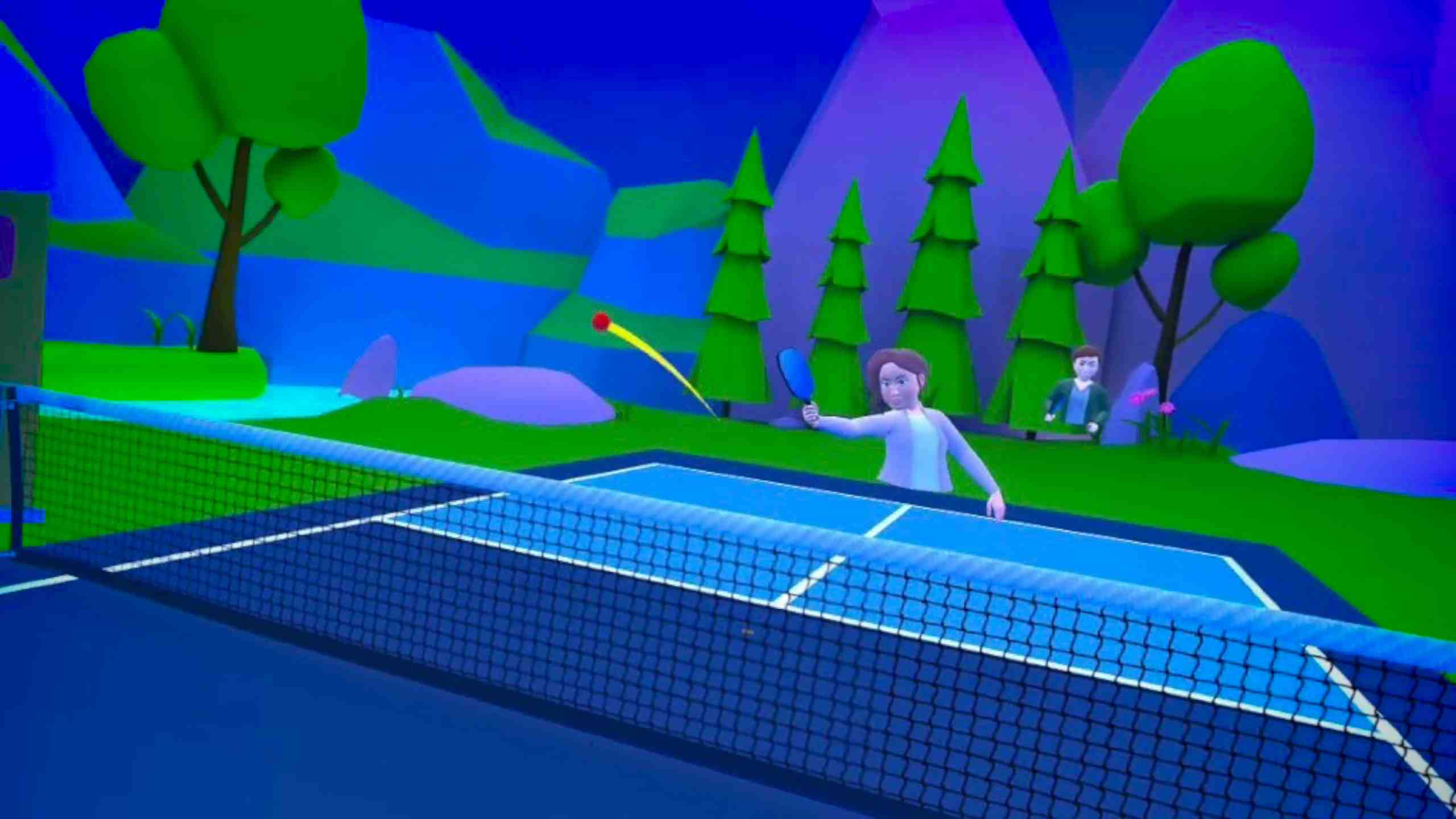 Playin pickleball Oculus Meta Quest VR Games