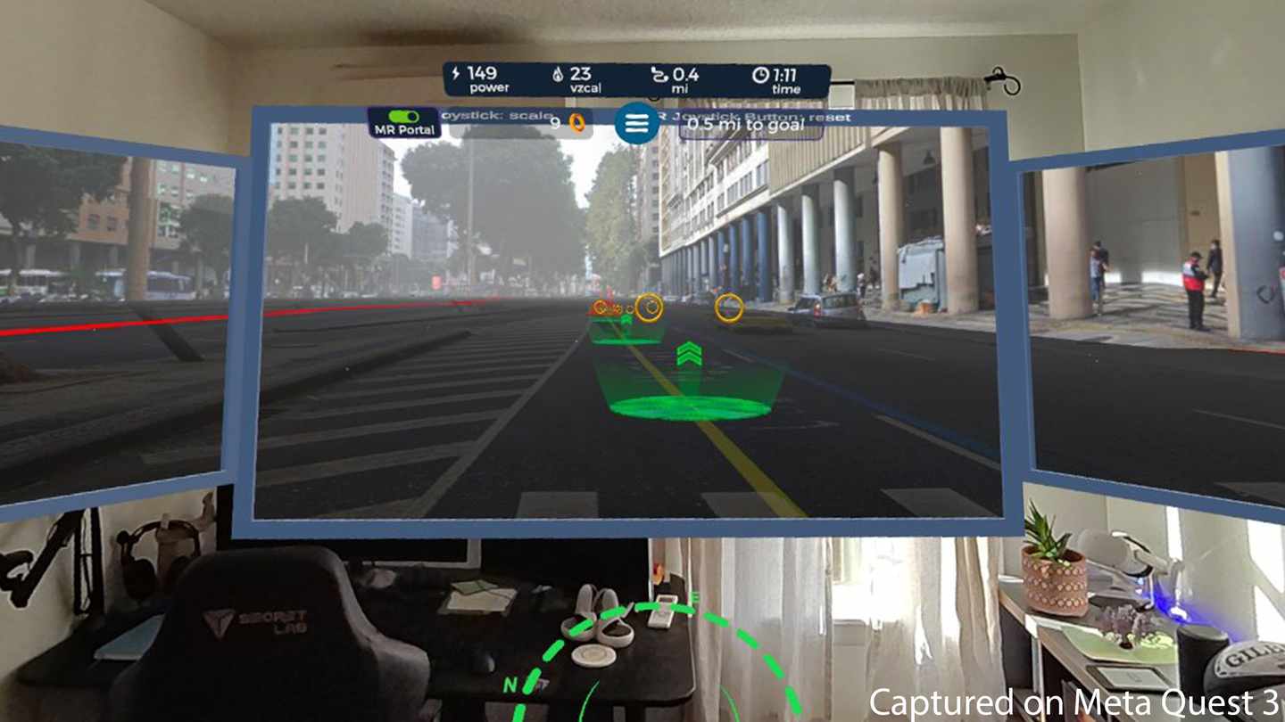 VZfit with Ring Racer Oculus Meta Quest VR Game