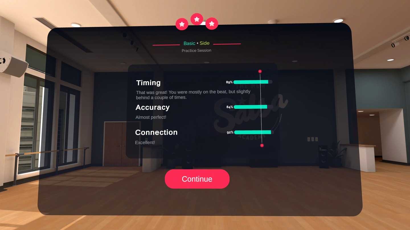 The New Salsa Academy Oculus Meta Quest VR Game
