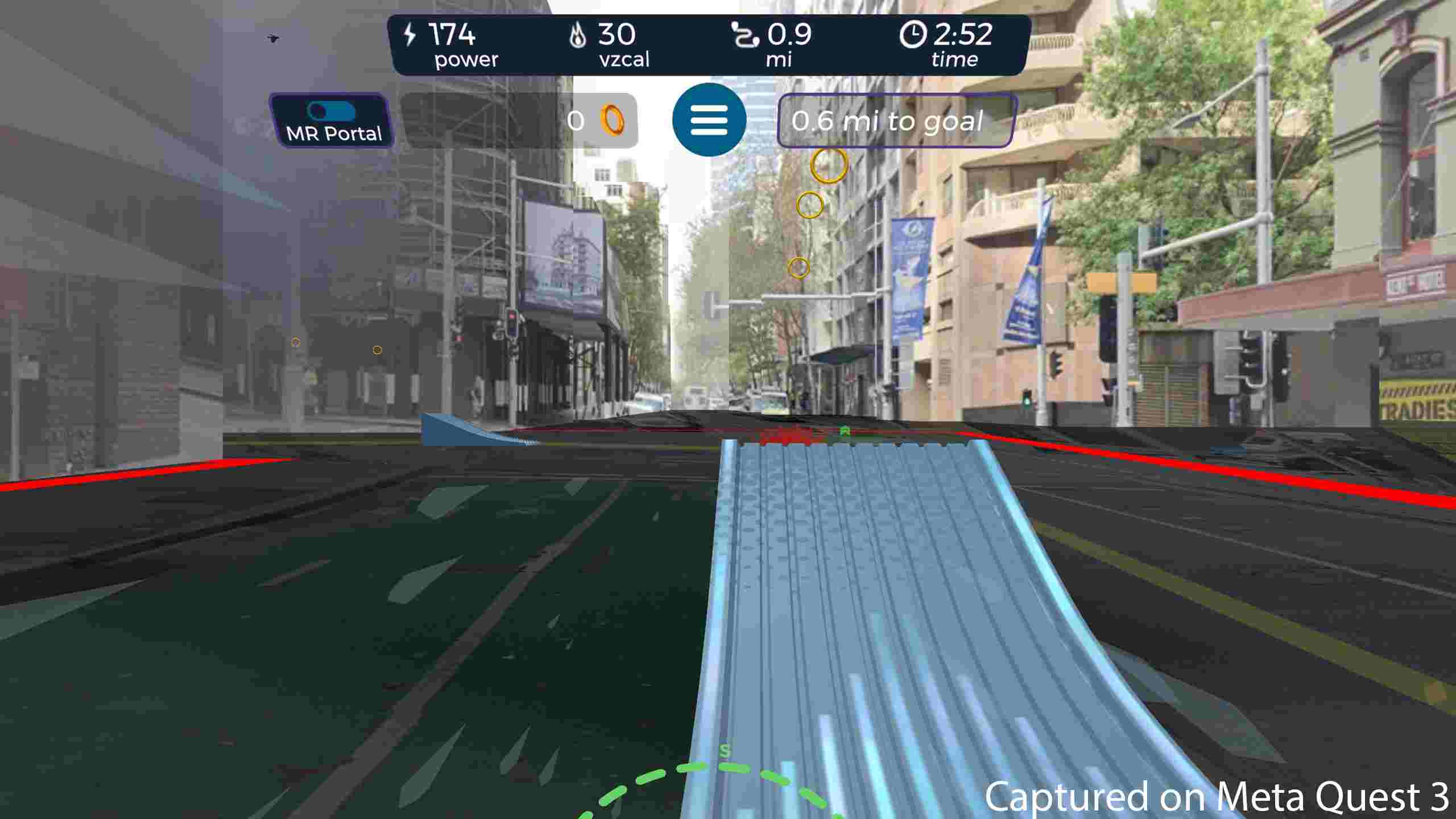 VZfit with Ring Racer Oculus Meta Quest VR Game