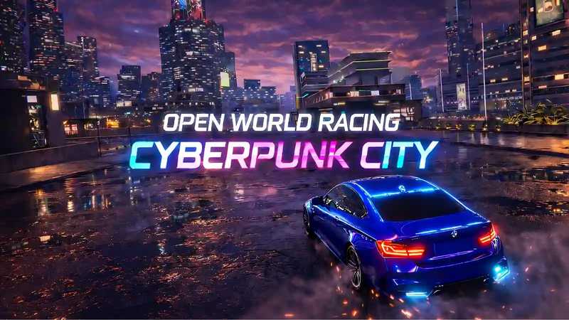 Open World Racing- Cyberpunk City