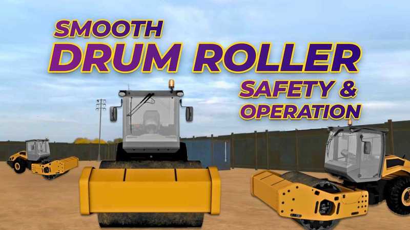 Smooth Drum Roller Safety and Operation