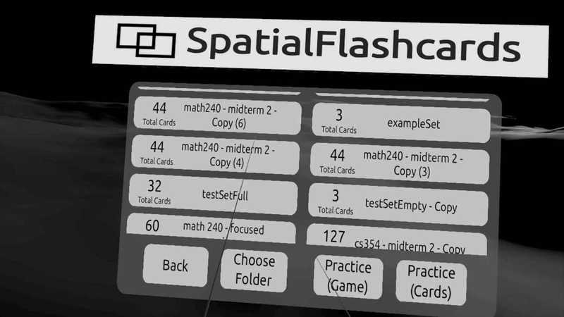 Spatial Flashcards