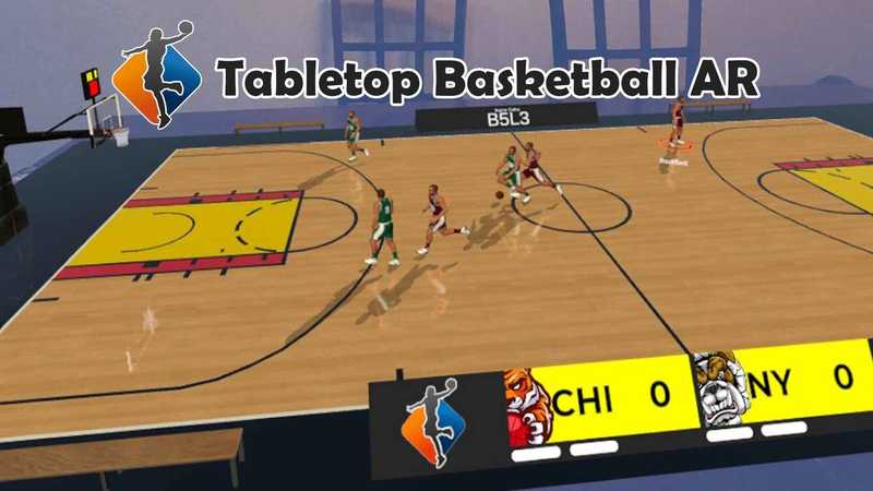 Tabletop Basketball AR