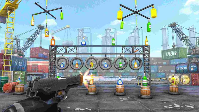 VR Bottle Shooter