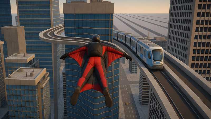 Wing Suit Flying Base Jump Game