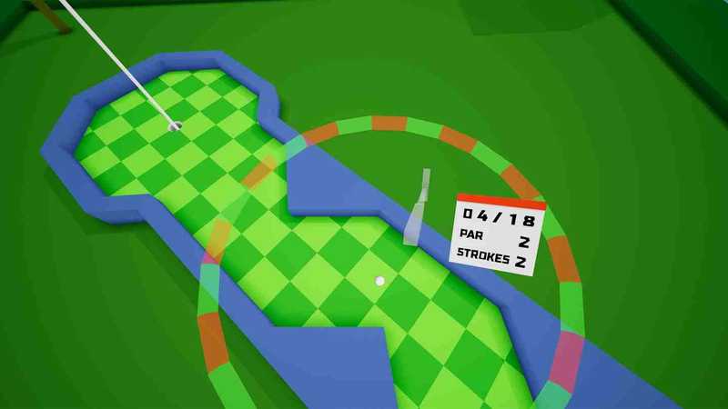 virtual MINIGOLF reality