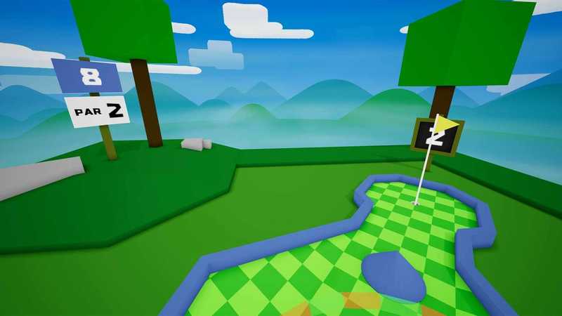 virtual MINIGOLF reality