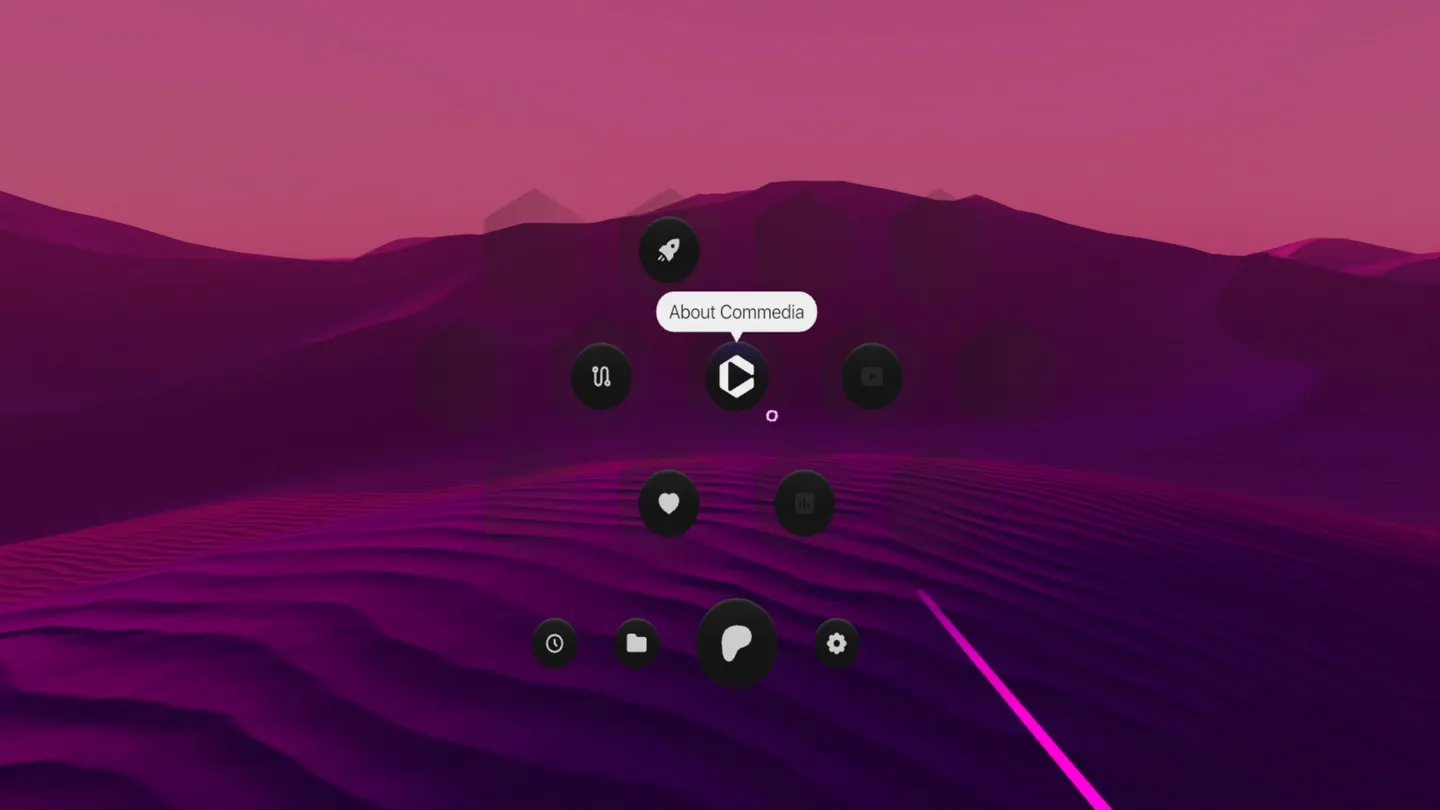 Commedia VR Video Player Oculus Meta Quest Tool