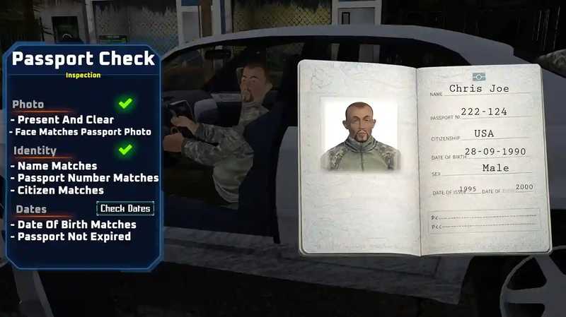 Border Patrol- Checkpoint Control