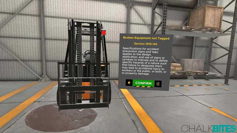 Enterprise Forklift OSHA Training Simulator