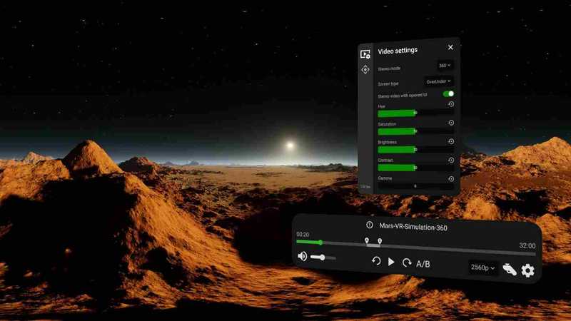StartVR Streaming Video Player