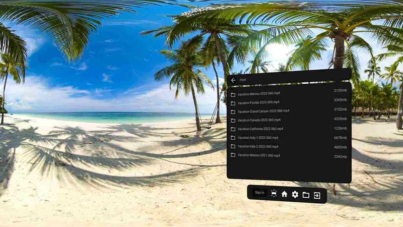 StartVR Streaming Video Player
