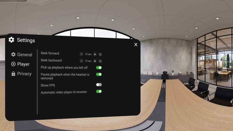 StartVR Streaming Video Player