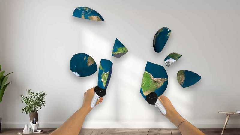 Fractured Mixed Reality 3D puzzle