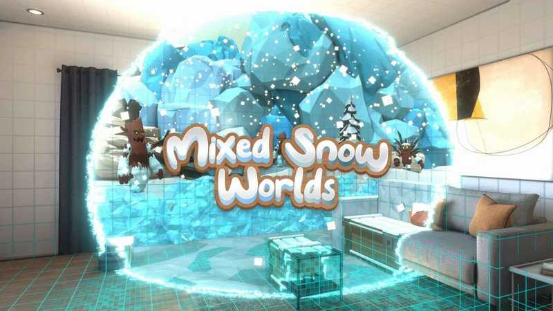 Mixed Snow Worlds