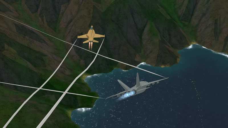 Virtual Fighter Maneuvers