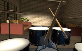 Air Drums VR Oculus Meta Quest musical game