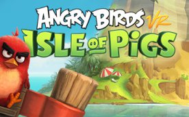 Angry Birds VR-Isle of Pigs Oculus Meta Quest puzzle game