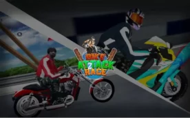 Bike Attack Race–Bike Racing VR Oculus Meta Quest racing game