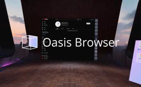 Oasis Browser VR Oculus Meta Quest all-in-one hand tracking tools