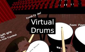 Virtual Drums Oculus Meta Quest VR game