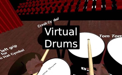 Virtual Drums Oculus Meta Quest VR game<span class="mi-jiaobiao" style="background-color: #013974;">Virtual Drums Free</span>