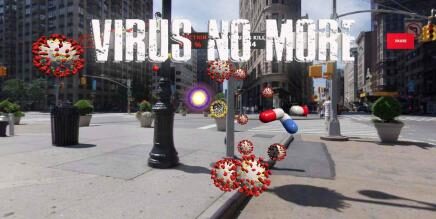 Virus No More-The game Oculus Meta Quest VR game<span class="mi-jiaobiao" style="background-color: #8702a2;">Corona Virus</span>