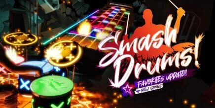 Smash Drums Oculus Meta Quest VR game<span class="mi-jiaobiao" style="background-color: #a30067;">Mixed reality</span>