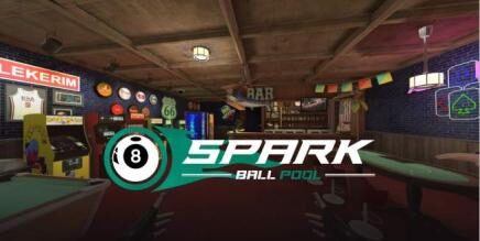 Spark Ball Pool Oculus Meta Quest VR game<span class="mi-jiaobiao" style="background-color: #001685;">Multiplayer</span>