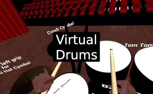 Virtual Drums Oculus Meta Quest VR game<span class="mi-jiaobiao" style="background-color: #013974;">Virtual Drums Free</span>