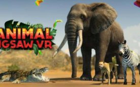 Animal Jigsaw VR Oculus Meta Quest all-in-one puzzle game