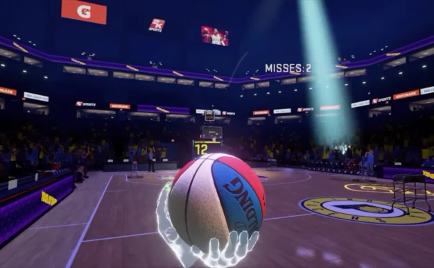 Basketball VR Oculus Meta Quest sports game<span class="mi-jiaobiao" style="background-color: #002aa8;">Sports</span>