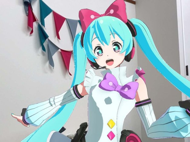 Holo Models MR-Hatsune Miku VR Oculus Meta Quest fun game<span class="mi-jiaobiao" style="background-color: #b70606;">Funny Free</span>