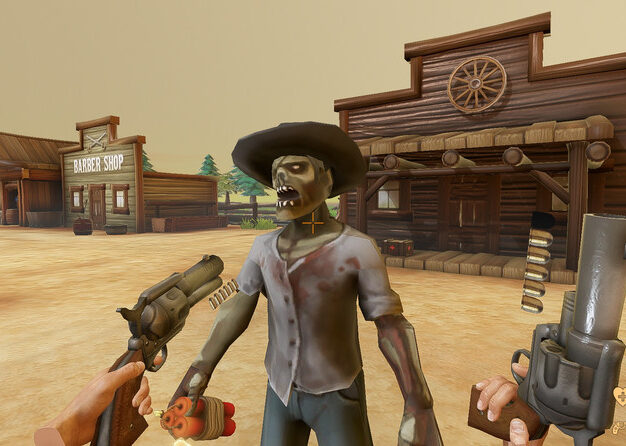 GunSpinning VR Oculus Meta Quest Game<span class="mi-jiaobiao" style="background-color: #cf0202;">Shooting</span>