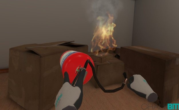Fire Extinguisher Simulator Oculus Meta Quest VR Game<span class="mi-jiaobiao" style="background-color: #d10000;">Education</span>