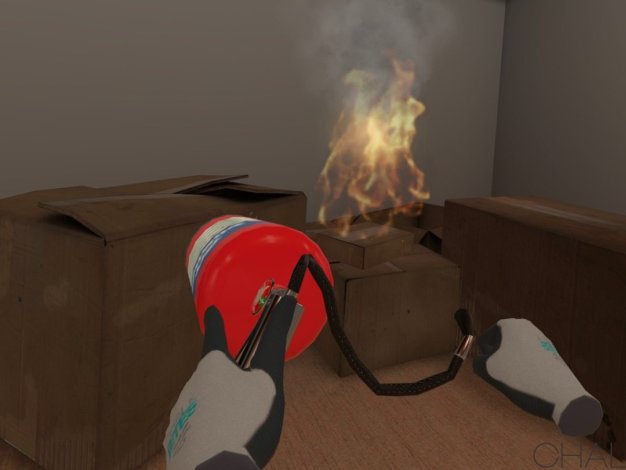 Fire Extinguisher Simulator Oculus Meta Quest VR Game<span class="mi-jiaobiao" style="background-color: #d10000;">Education</span>