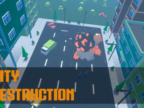 City Destruction Oculus Meta Quest VR Game<span class="mi-jiaobiao" style="background-color: #e60a0a;">Action VIP</span>