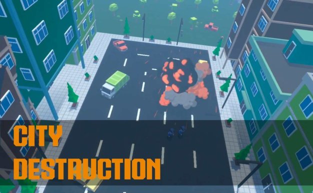 City Destruction Oculus Meta Quest VR Game<span class="mi-jiaobiao" style="background-color: #e60a0a;">Action VIP</span>