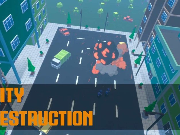 City Destruction Oculus Meta Quest VR Game<span class="mi-jiaobiao" style="background-color: #e60a0a;">Action VIP</span>