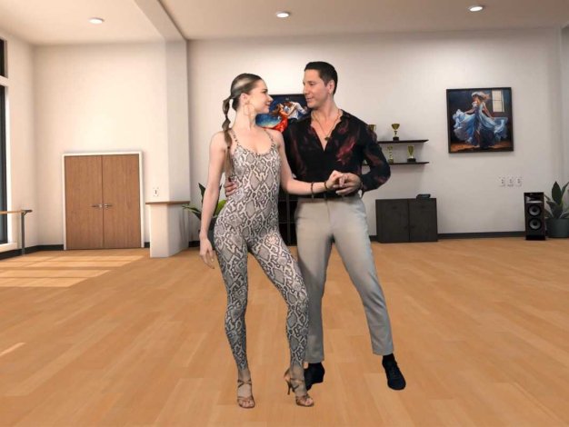 The New Salsa Academy Oculus Meta Quest VR Game<span class="mi-jiaobiao" style="background-color: #fb0909;">Fitness VIP</span>