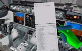 VRflow B737MAX Oculus Meta Quest VR Game