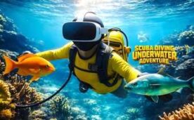 Scuba Diving Underwater Adventure Oculus Meta Quest VR Game<span class="mi-jiaobiao" style="background-color: #ff0000;">Simulation VIP</span>