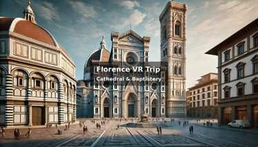 VRtravelX Florence VR Trip Cathedral & Baptistery Oculus Meta Quest VR Game<span class="mi-jiaobiao" style="background-color: #ff0000;">Travel VIP</span>