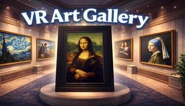 Virtual Art Gallery VR Exhibition Oculus Meta Quest VR Game<span class="mi-jiaobiao" style="background-color: #ff0000;">Virtual VIP</span>