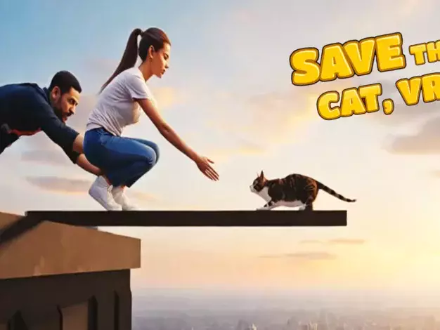 Walk the Plank Save the cat Oculus Meta Quest VR Game<span class="mi-jiaobiao" style="background-color: #f59e0b;">Fun VIP</span>