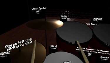 Drum Kit Oculus Meta Quest VR Game<span class="mi-jiaobiao" style="background-color: #ff0000;">Surreal VIP</span>
