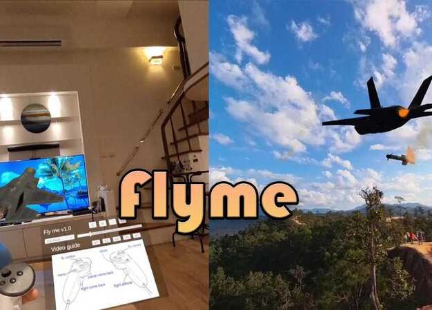FlyMe Oculus Meta Quest VR Game<span class="mi-jiaobiao" style="background-color: #f50a0a;">Flying Free</span>