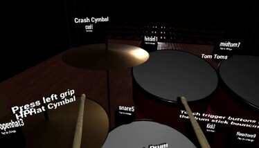 Drum Kit Oculus Meta Quest VR Game<span class="mi-jiaobiao" style="background-color: #ff0000;">Surreal VIP</span>